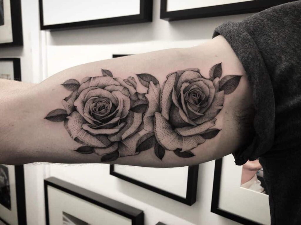 Ink with Meaning: Symbolic Rose Tattoos for Men