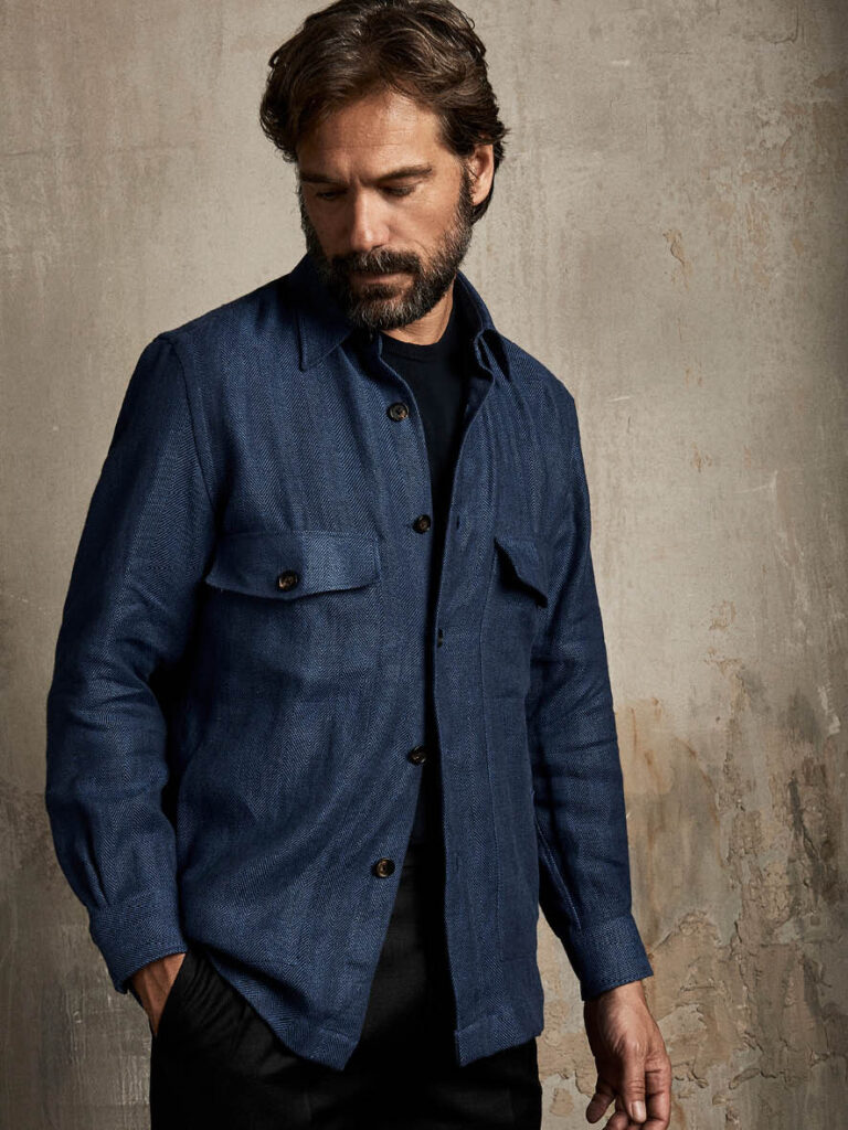 Examples of Outfits Incorporating Overshirt Jackets: