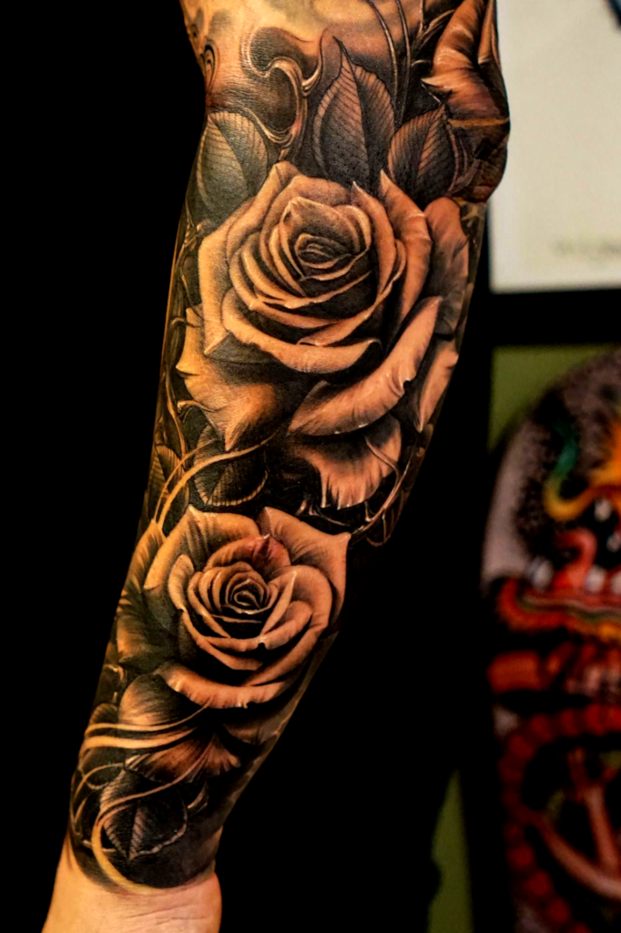 Sleeve and arm tattoos